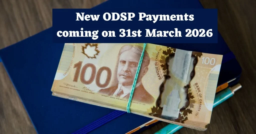 New ODSP Payments 2026