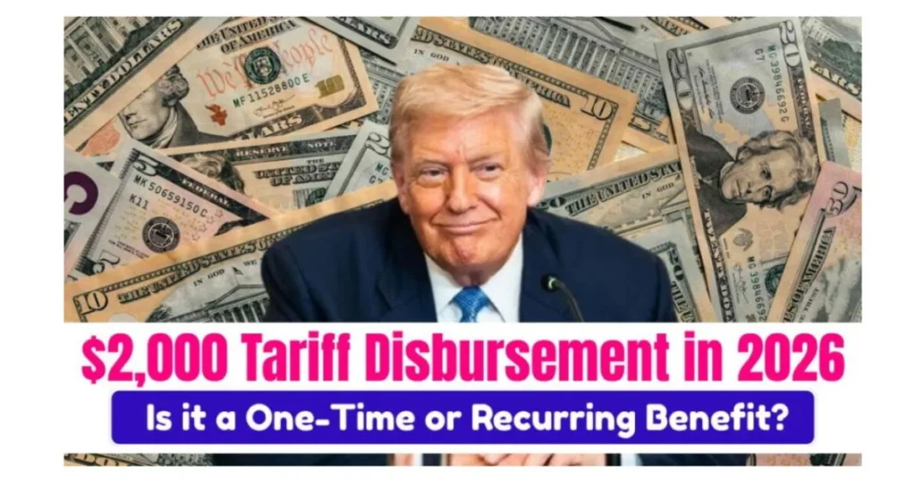 $2000 Tariff Disbursement in 2026
